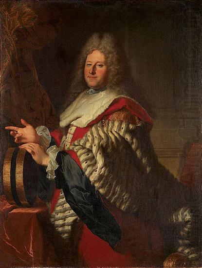 Hyacinthe Rigaud Portrait of Cardin Lebret china oil painting image